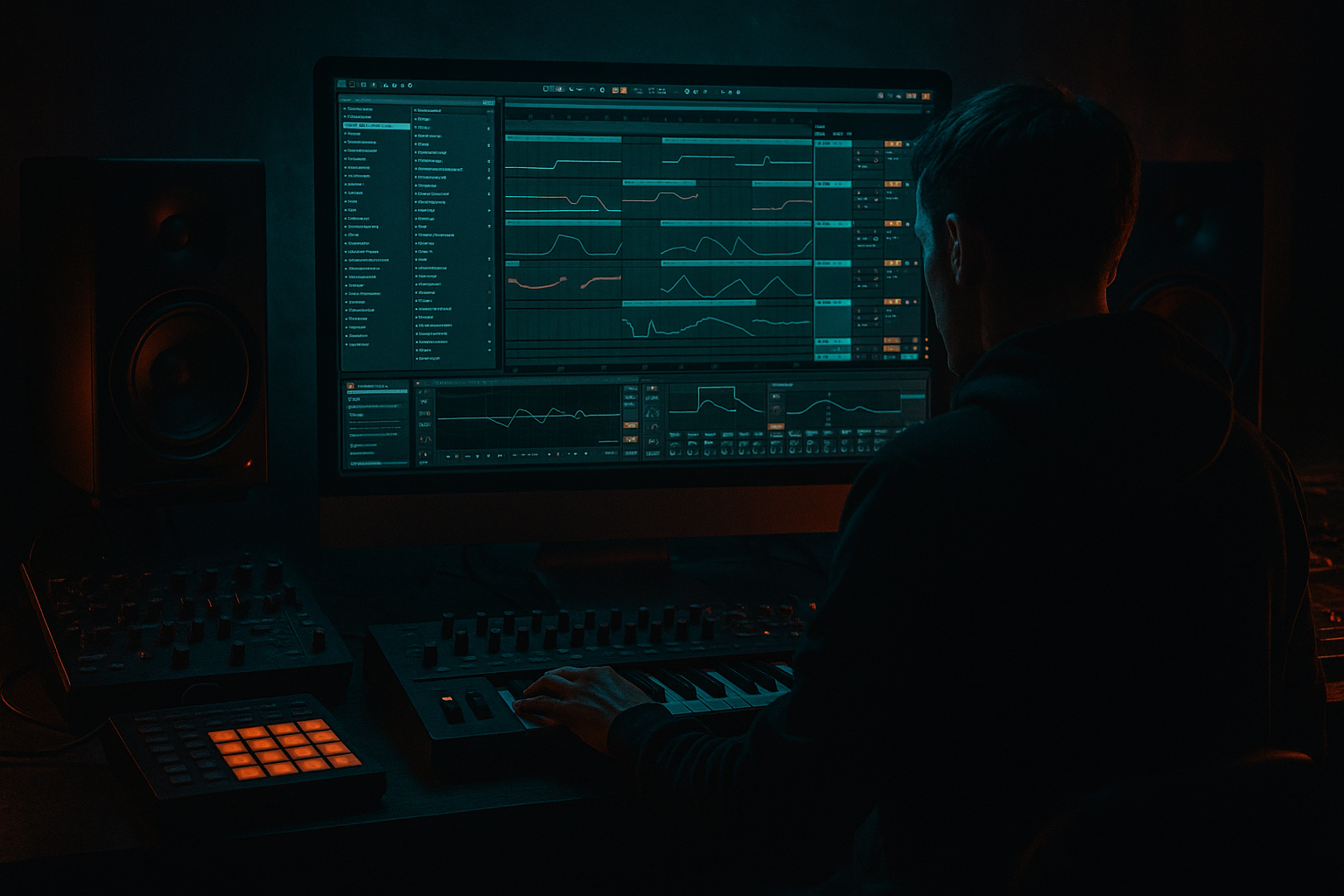 Stretch a tape-hiss atmosphere using resampling workflows in Ableton Live 12 for jungle oldskool DnB vibes (Advanced) cover image