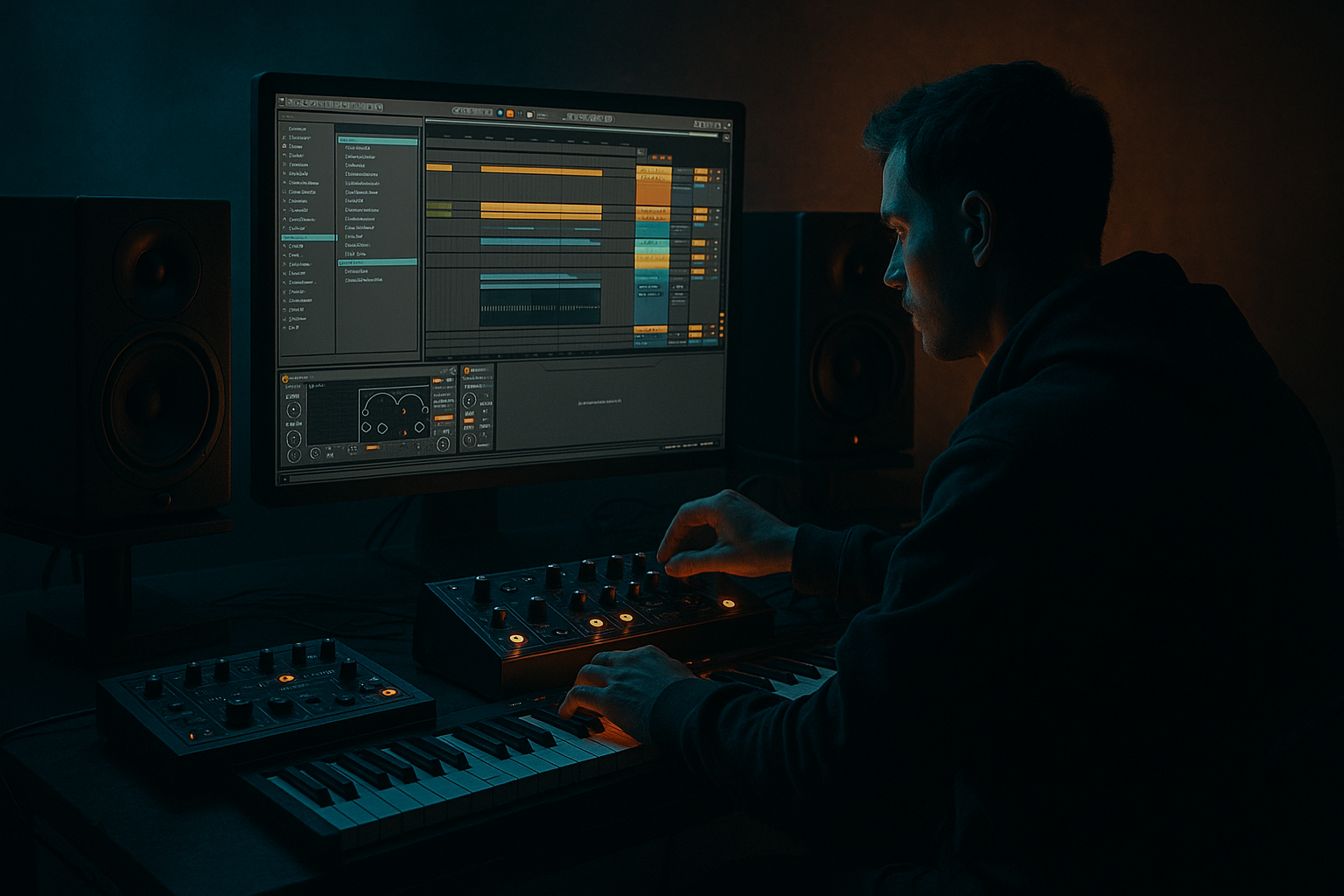 Stretch a warehouse intro with crisp transients and dusty mids in Ableton Live 12 for jungle oldskool DnB vibes (Intermediate) cover image