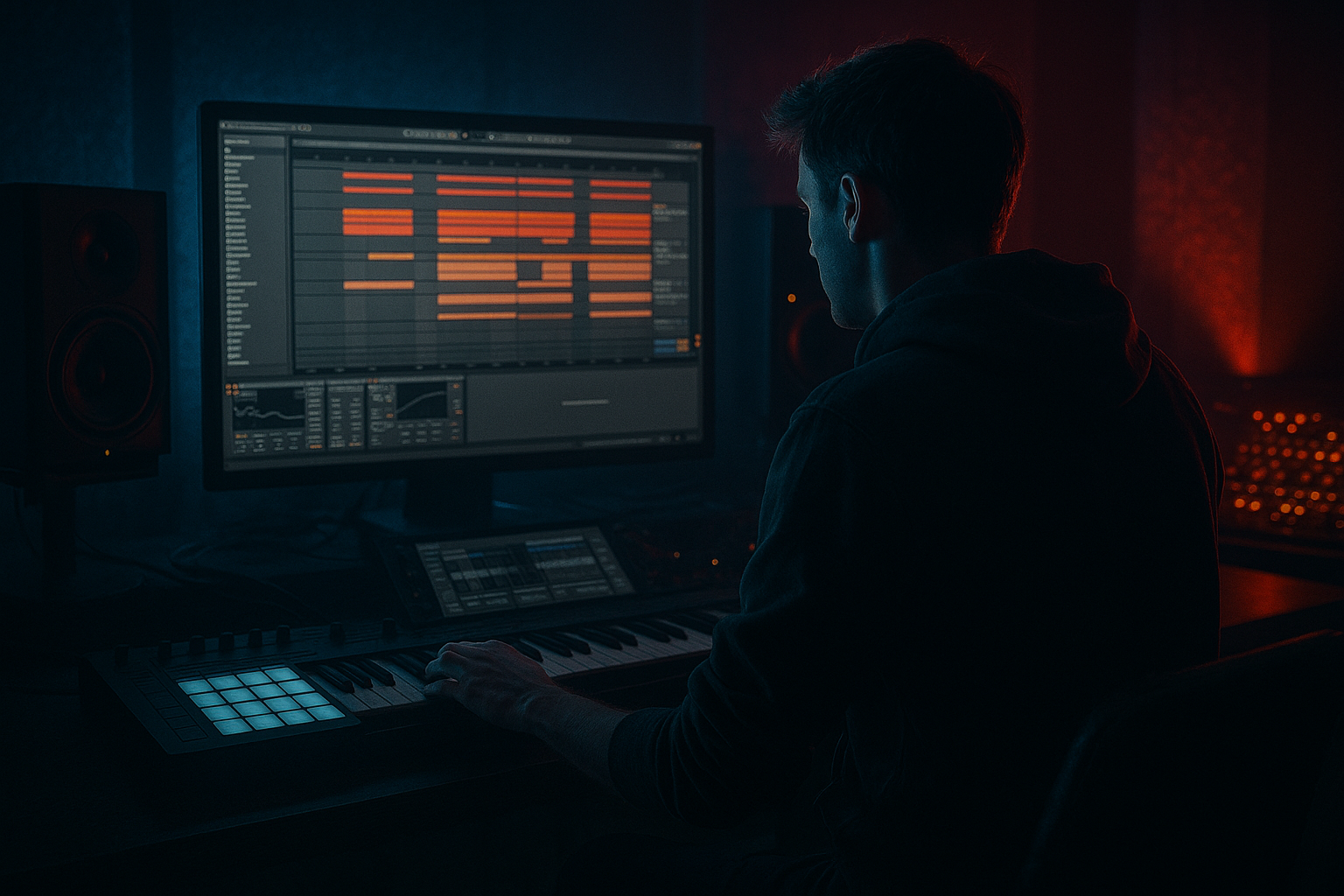 Blend oldskool DnB bassline for heavyweight sub impact in Ableton Live 12 (Intermediate) cover image