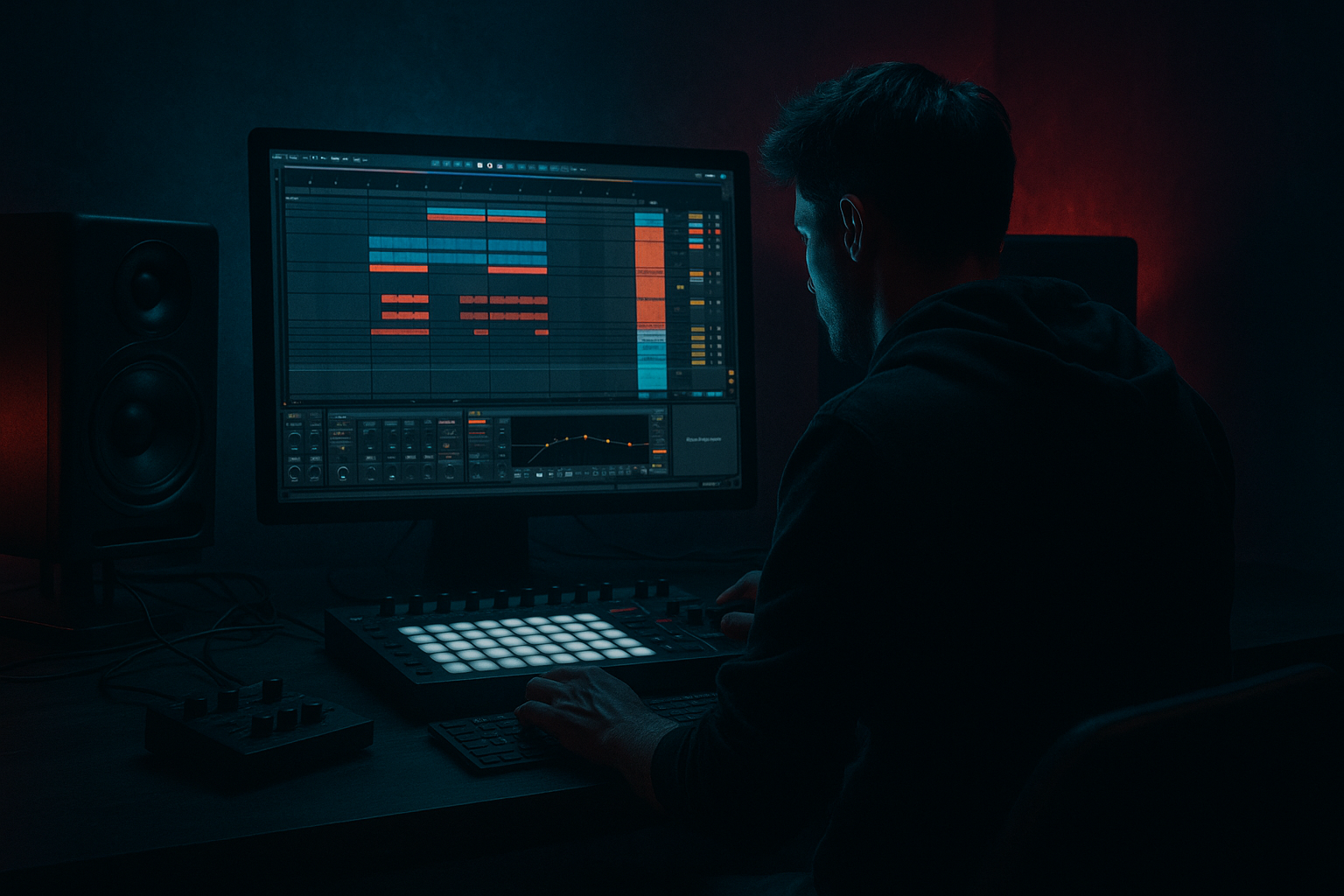 Rebuild a VHS-rave stab with DJ-friendly structure in Ableton Live 12 (Beginner) cover image