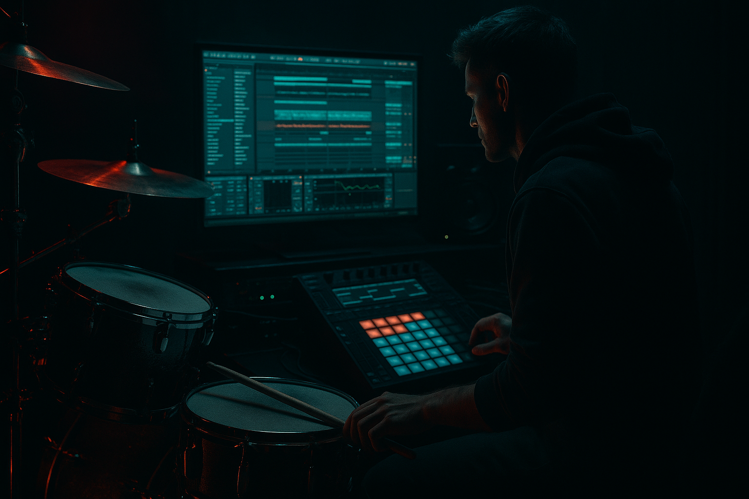 Darkside approach: a DJ intro tighten in Ableton Live 12 (Advanced) cover image