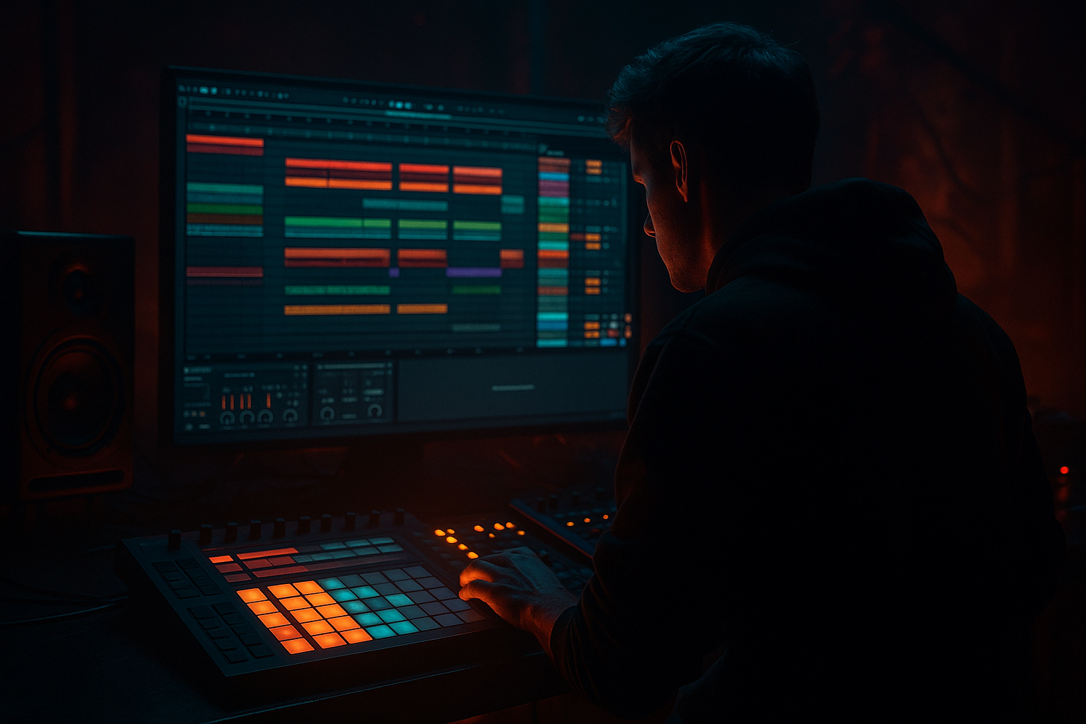 Pirate Signal Ableton Live 12 a jungle pad drift blueprint using groove pool tricks for jungle oldskool DnB vibes (Advanced) cover image
