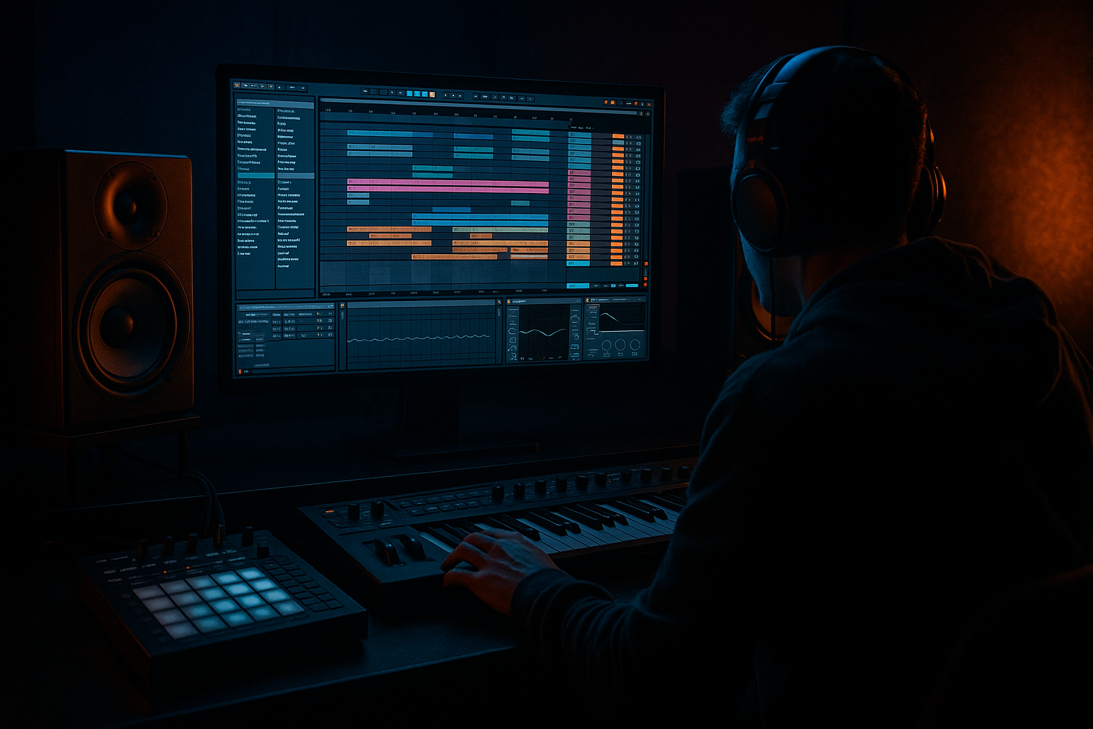Selector Dub edit: a darkside intro distort from scratch in Ableton Live 12 for jungle oldskool DnB vibes (Intermediate) cover image