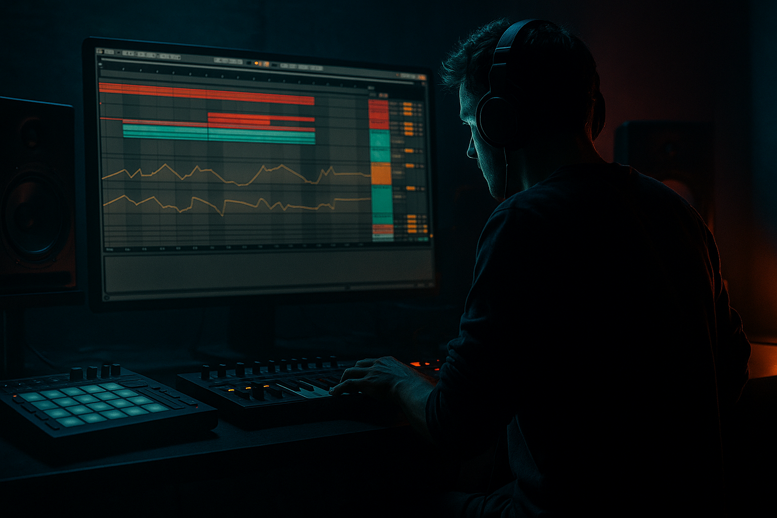Low-End Pressure a dub siren framework: design and arrange in Ableton Live 12 for jungle oldskool DnB vibes (Intermediate) cover image