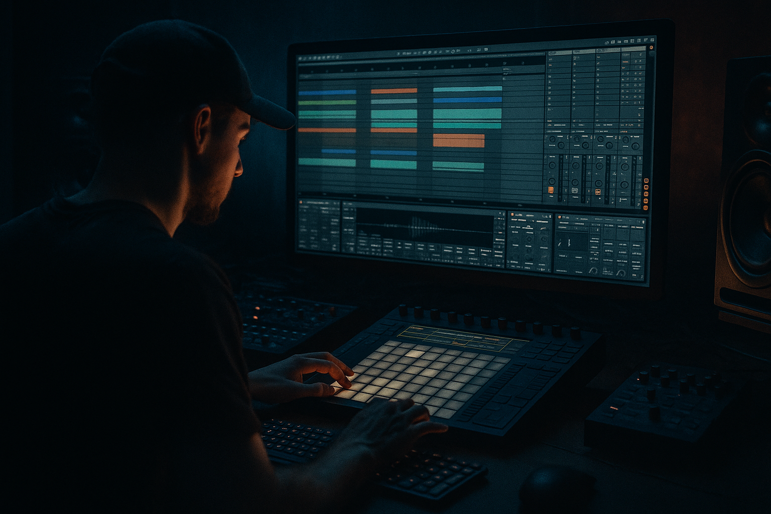 Widen a bass wobble with crunchy sampler texture in Ableton Live 12 for jungle oldskool DnB vibes (Beginner) cover image